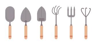 Gardening Tools Icon Set Vector Art