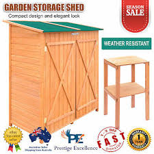 Outdoor Garden Tool Shed Wooden Large
