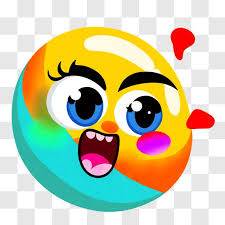 Emoticon Ball Social Media Icon Png