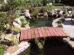 Pond Bridges And Custom Built Koi Pond