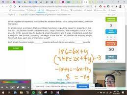 Ixl Algebra 1 U11 Solve A System Of