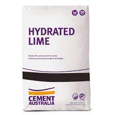 Hydrated Lime Bag 20kg Cement