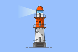 Vector Ilration Of Lighthouse
