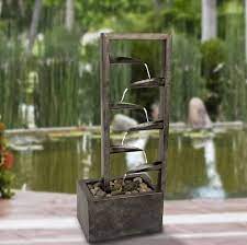 Metal 6 Step Ladder Water Fountain At