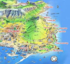 Cape Town Travel Cape Town Tourist Map