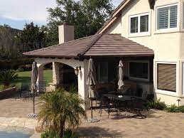 Attached Solid Roof Patio Covers