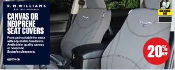 Canvas Or Neoprene Seat Covers Offer At