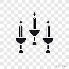 Candles Vector Icon Isolated On