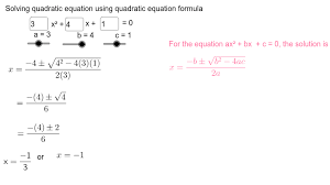 Quadratic Equation And Nature Of Roots