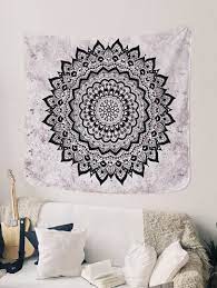 Mandala Print Tapestry Shein Brasil