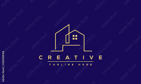Modern House Logo Design Real Estate
