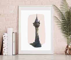Tower From Tangled Print