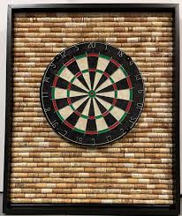 Handmade Wine Cork Dart Board