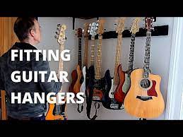 Fitting Wall Mounted Guitar Hangers