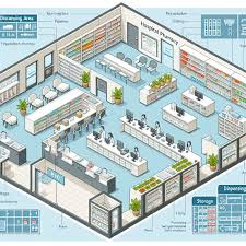 Optimizing Hospital Pharmacy Floor Plan
