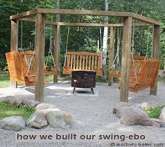 Fire Pit Swing Set As Seen On