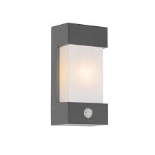 Outdoor Wall Lamp Dark Gray Ip54 Motion