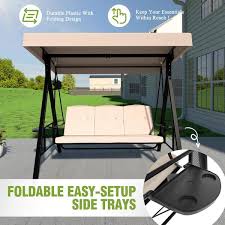 Metal Patio Swing Chair