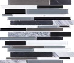 Bliss Stainless Glass Tile Mosaic