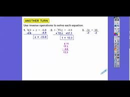 One Step Equations With Rational