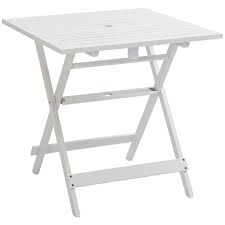 Outsunny Foldable Dining Table Square