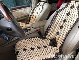 Wood Bead Seat Cover Beaded Car Seats