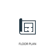 Floor Plan Icon Simple Element