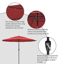 Tilt Outdoor Market Patio Umbrella
