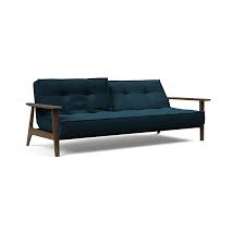 Splitback Frei Sofa Bed In Smoked Oak