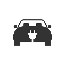 Electric Car Icon Vector Art Icons