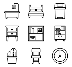 20 Free Vector Icons Of Home Living
