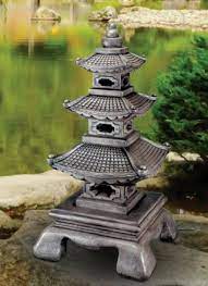 Pagoda Sculpture Large Cast Stone 59