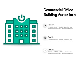 Commercial Office Building Vector Icon