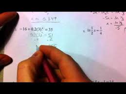 Solving Exponential And Logarithmic