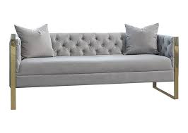Glam Light Gray Sofa Caravana Furniture