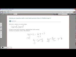 Solving An Equation With A Root Index