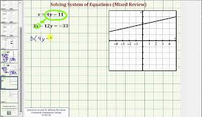 Ex Solve Systems Of Linear Equations