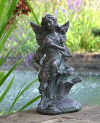 Resin Fairy Dreaming Garden Ornament