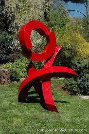 Abstract Metal Sculptures For
