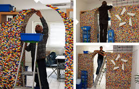 Juxtapoz 9 Foot Lego Wall To