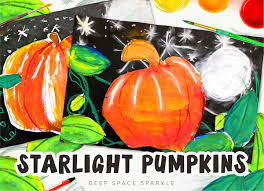 Starlight Pumpkins Art Project For