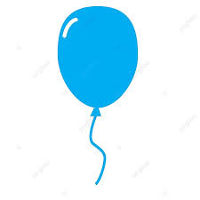 Flat Style Icon Of A Balloon On A White