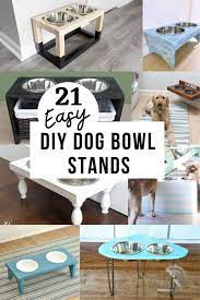 21 Easy Diy Dog Bowl Stand Ideas You