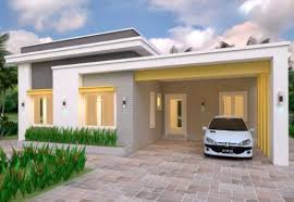 Modern Exterior House Design With Flat