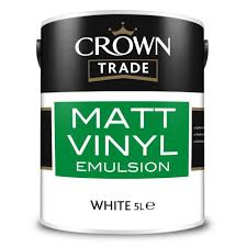 Crown Trade Vinyl Matt White The