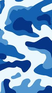 50 Blue Camo Wallpaper