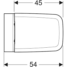 Geberit Icon Square Set Of Wall Hung Wc