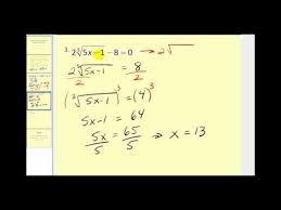 Equations With Square Roots Ck 12