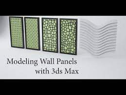 Modeling Wall Panels In 3ds Max