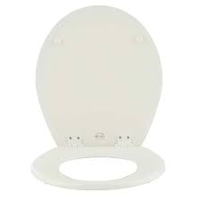 Closed Front Toilet Seat In Biscuit